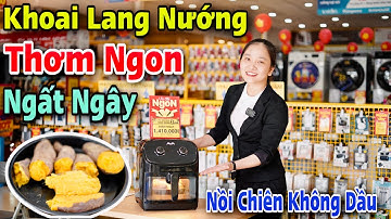 T2 Cách Nướng Khoai Bằng Nồi Chiên Không Dầu Cực Ngon | Đơn Giản