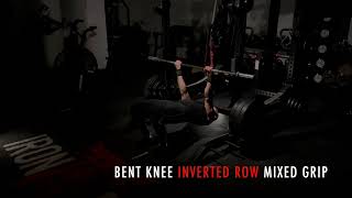 BENT KNEE INVERTED ROW MIXED GRIP