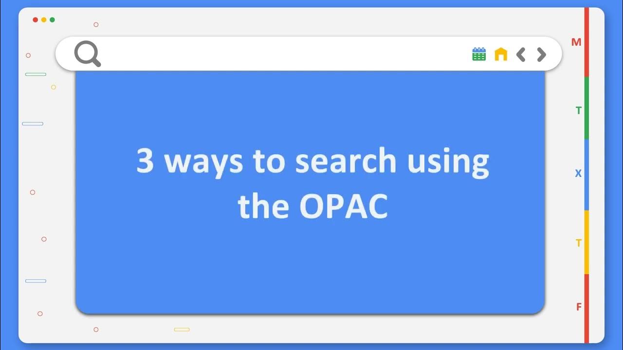 HOW TO USE OPAC ONLINE PUBLIC ACCESS CATALOG INFORMATION LITERACY how-to-use-opac-online-public-access-catalog-information-literacy