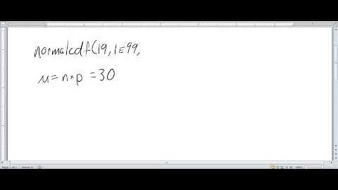 The Normal Approximation to the Binomial Distribution
