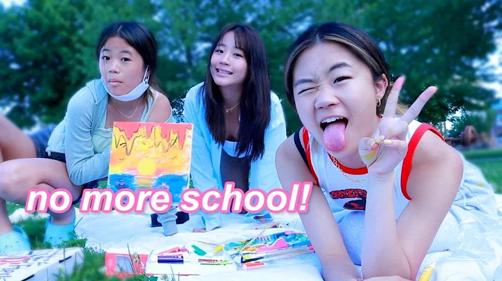SCHOOL IS FINALLY OVER!! | buying a guitar, painti...