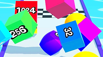 Ball Run 2048 Merge Number ! MAX LEVELS Gameplay Walkthrough New Update Part 275 android, ios