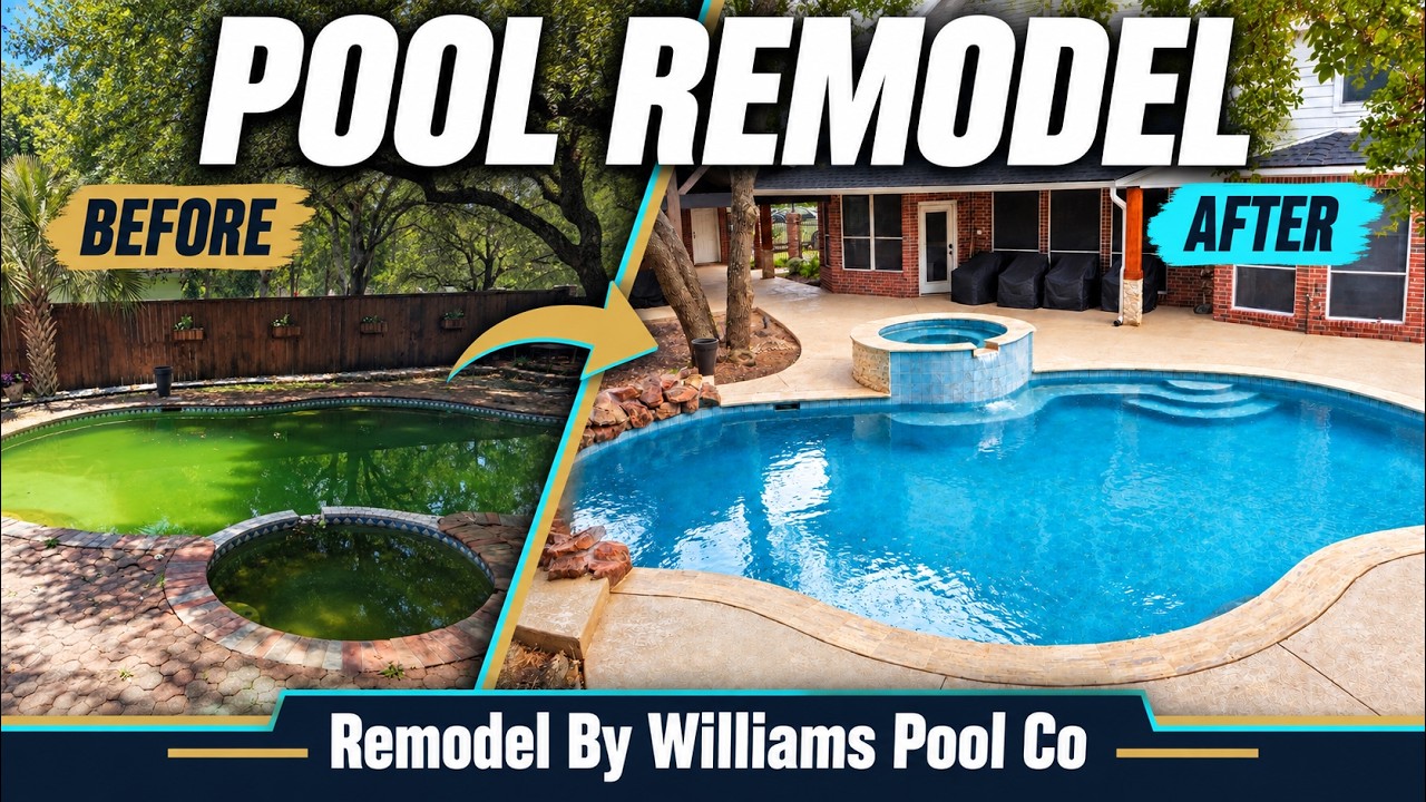 Williams Pool Company&rsquo;s latest pool remodel