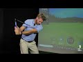 Haydn reay demos the sureset golf training aid