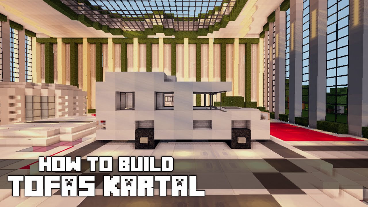 Minecraft Tutorial | How to build Vehicle : Tofaş Kartal | Araç (Araba ...
