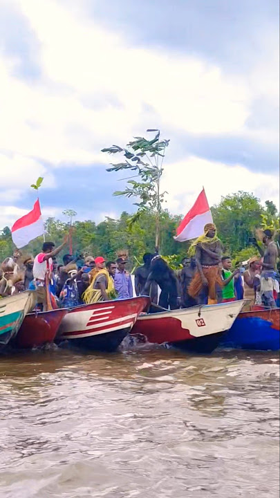 Red and White Will Always Fly #asmat #district #southpapuas #asmatdistrict #asmatdeputyregent