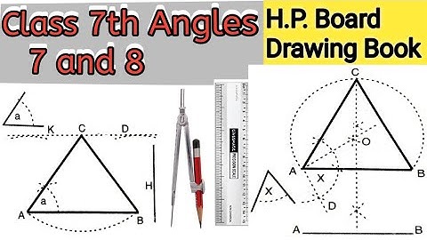 Class 7th Questions 7 and 8 H.P. Board Drawing Book | Drawing Study