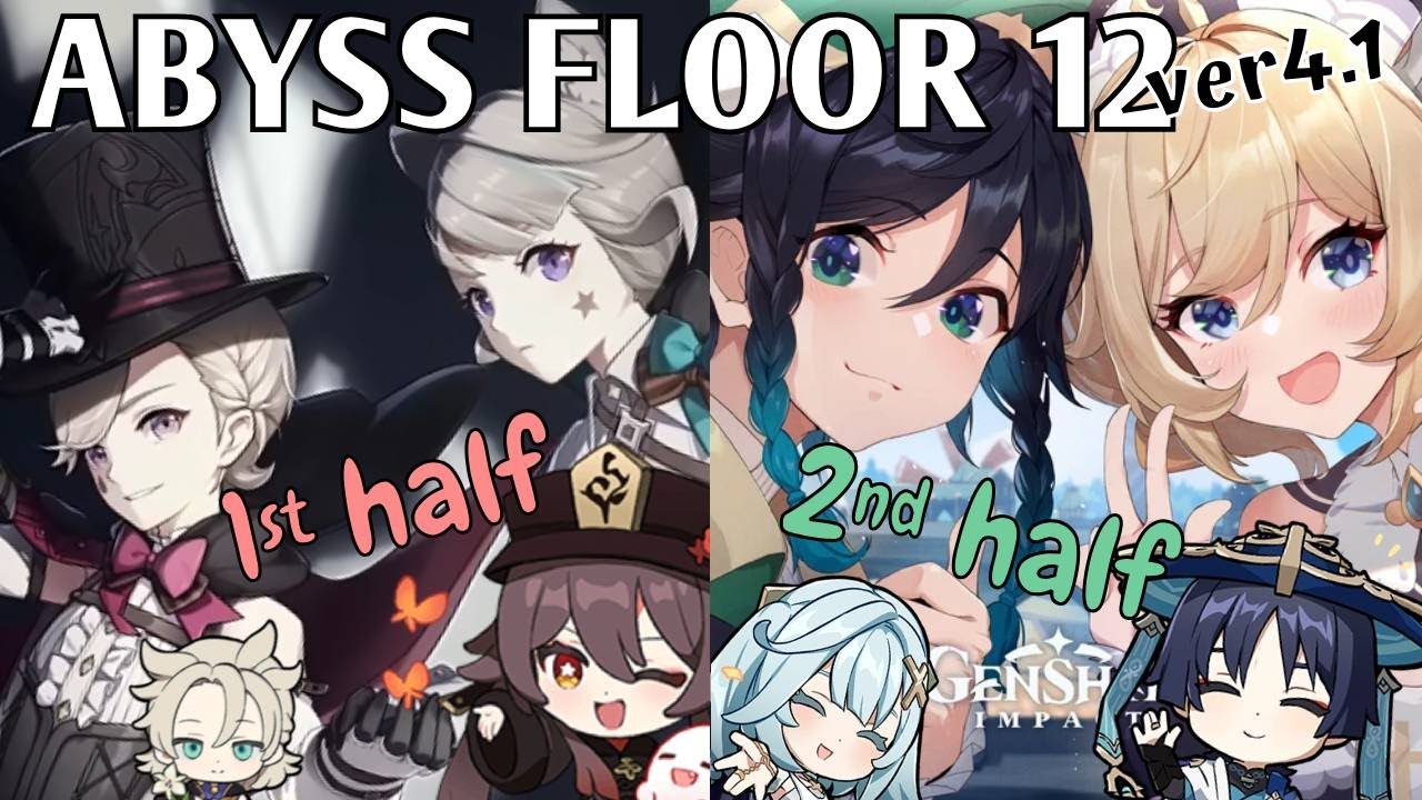 Hu Tao double DPS & Venti triple Anemo destroy abyss floor 12 ver 4.1 Genshin Impact YouTube