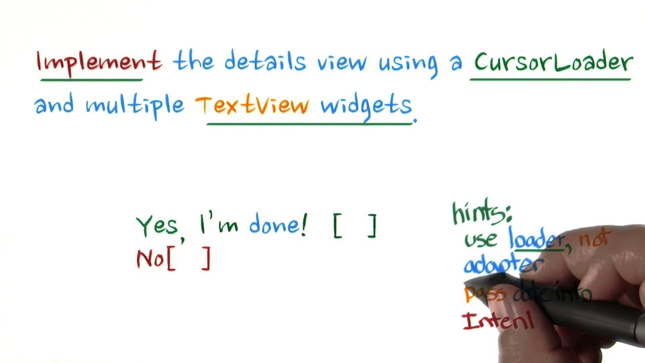 Implement Details! - Developing Android Apps - YouTube