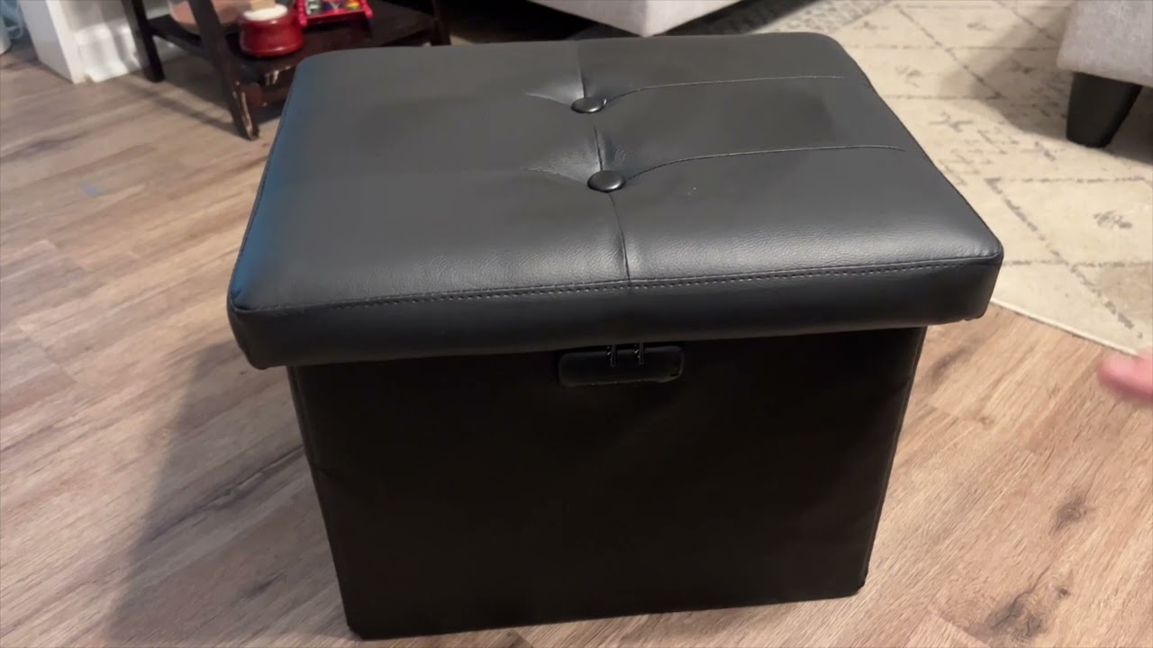 DocSafe Fireproof Storage Ottoman Demo