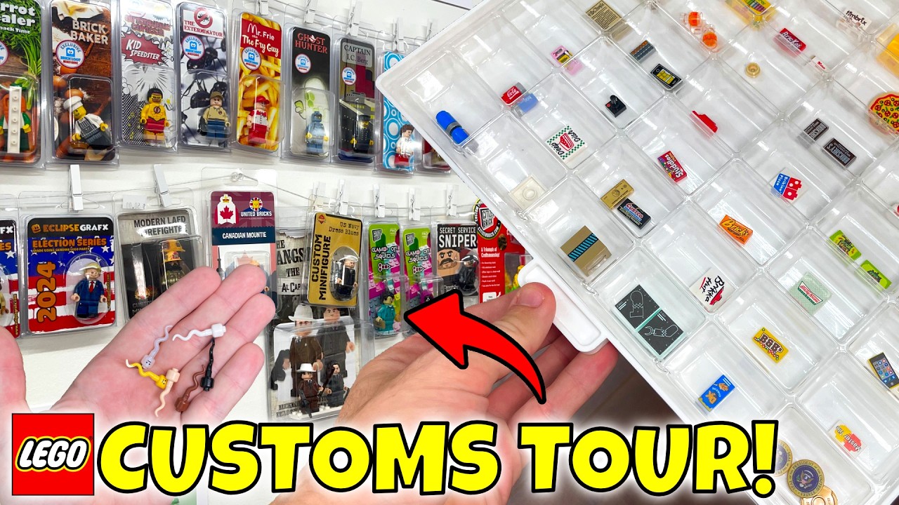 Мой БЕЗУМНЫЙ тур по коллекции минифигурок и деталей LEGO!