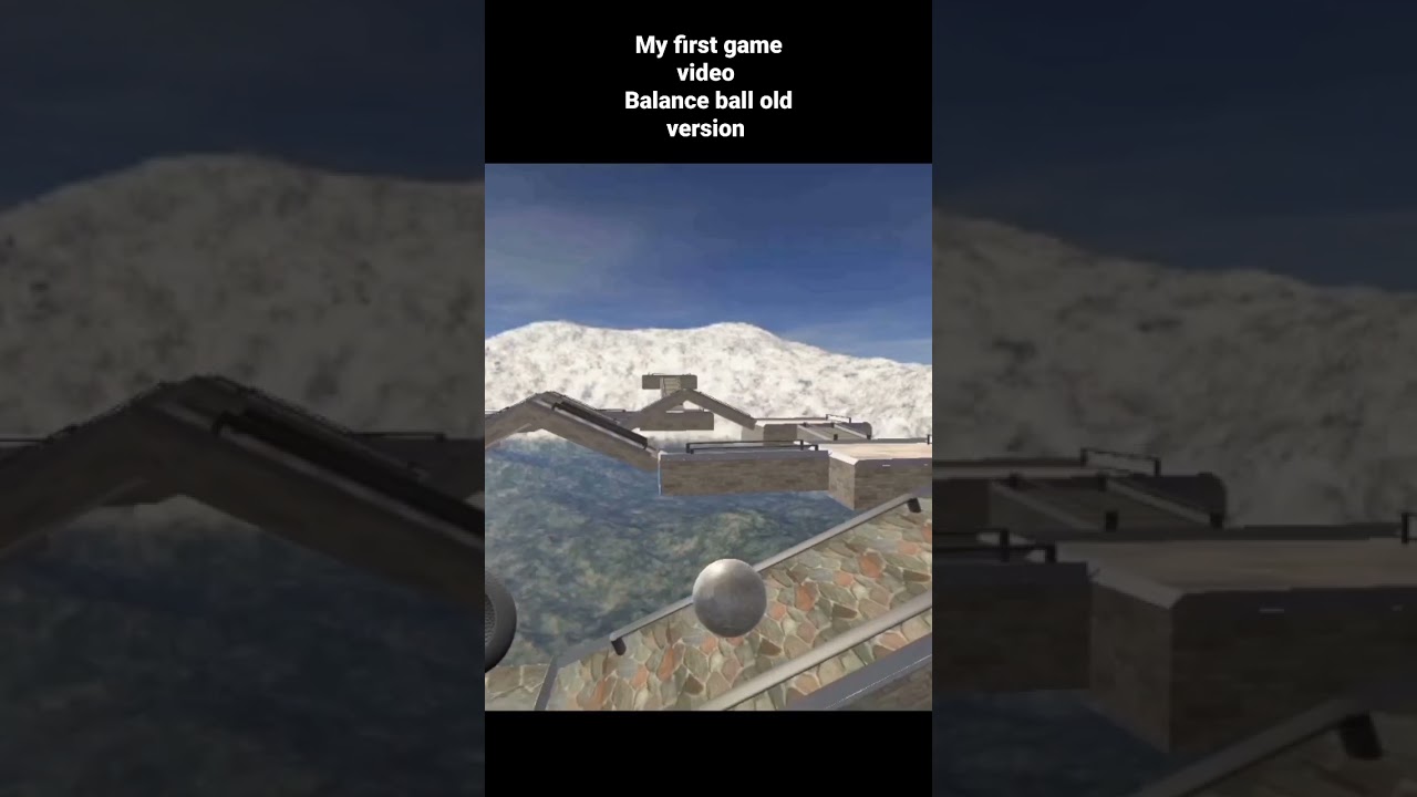 Balance ball old version. My first game video 