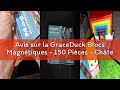 GraceDuck Blocs Magnétiques à Lumière 150 Pièces - Kit Construction Magnétique Créatif Pour Enfants