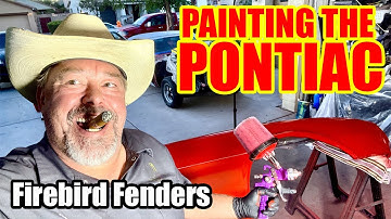 FIREBIRD FRIDAY:DIY Painting a 1967 Pontiac Firebird 400 | Fenders Paint Job with Single Stage Paint
