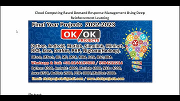 Cloud Computing Based Demand Response Management Using Deep Reinforcement Learning