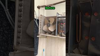 split AC servicing || outdoor cleaning #youtube #servicing #outdoor #split #AC