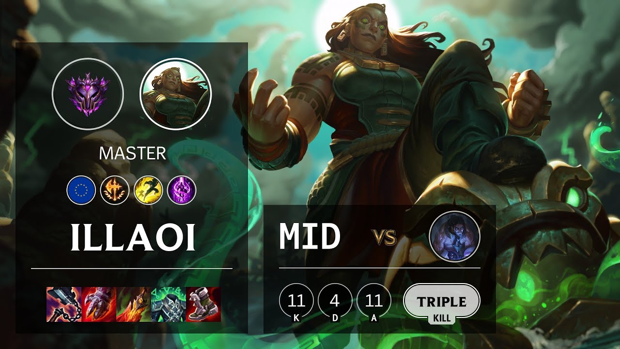 Illaoi Mid vs Sylas - EUW Master Patch 11.18