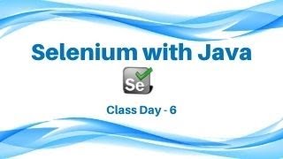 Selenium Tutorial for Java | Class Day 6 | Whizdom Trainings Profile