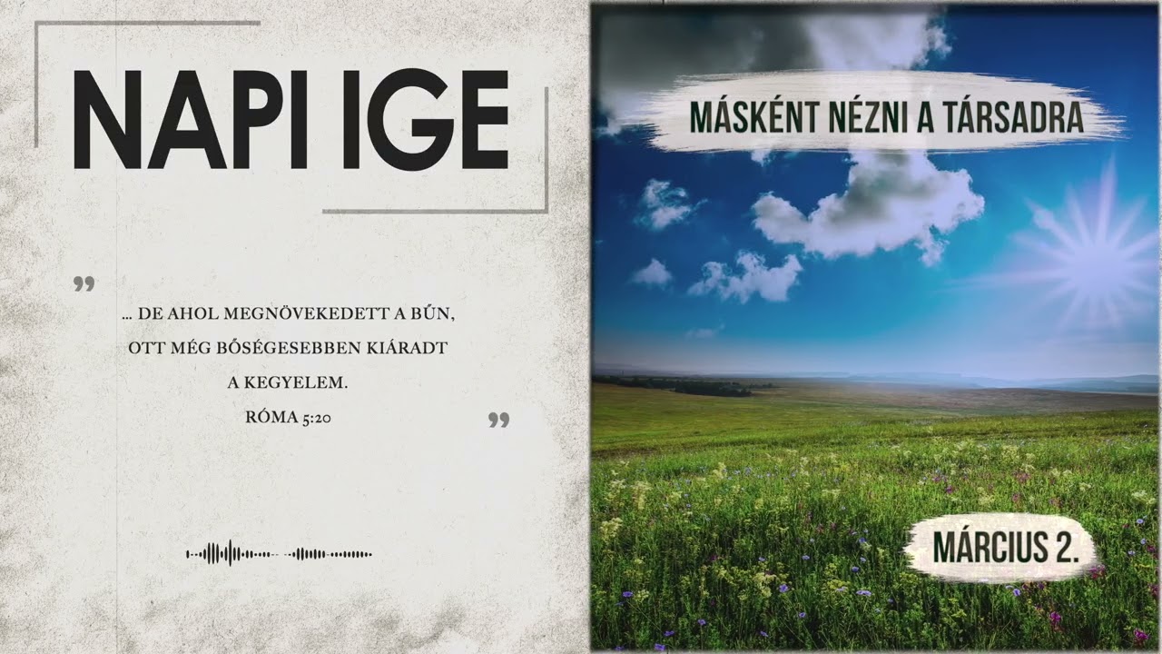 Napi IGE | Másként nézni a társadra | 2026.03.02