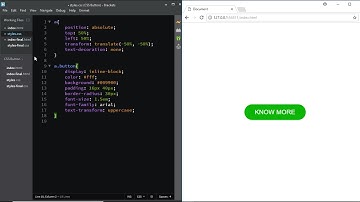 A Simple Button in HTML and CSS