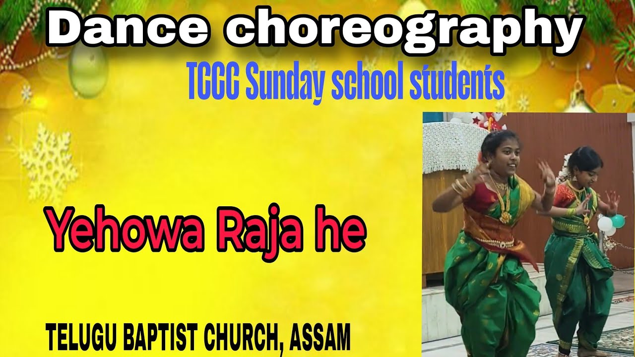 Yehova raja he Dance by beautiful kids Sakshi & angelina||christmas vibes|| 