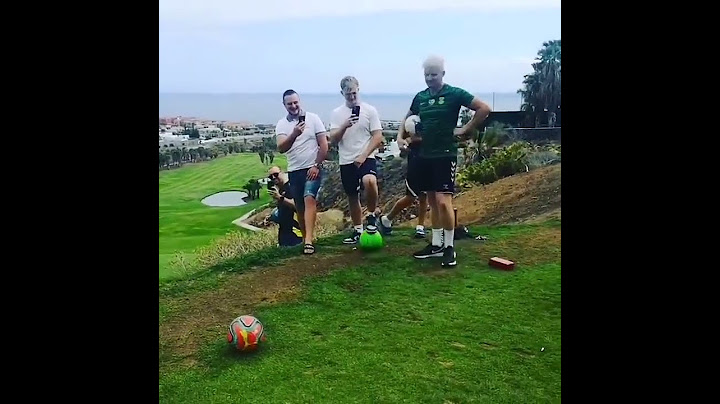 Imagine playing a round of footgolf with Phil Foden 😮