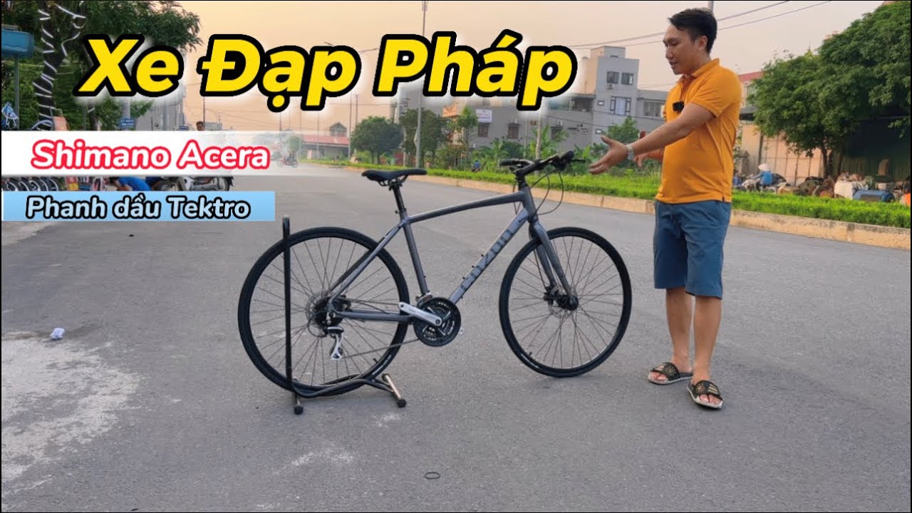 Xe đạp Pháp Cozon RX400 Shimao Acera phanh dầu giá hơn 7 triệu - YouTube