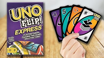 how to play UNO FLIP EXPRESS (official rules, instructions and gameplay) | SPIELREGELN TV