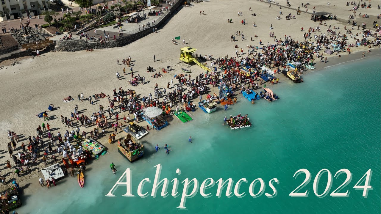 Achipencos 2024. La Magia del Carnaval de Fuerteventura a Vista de Drone