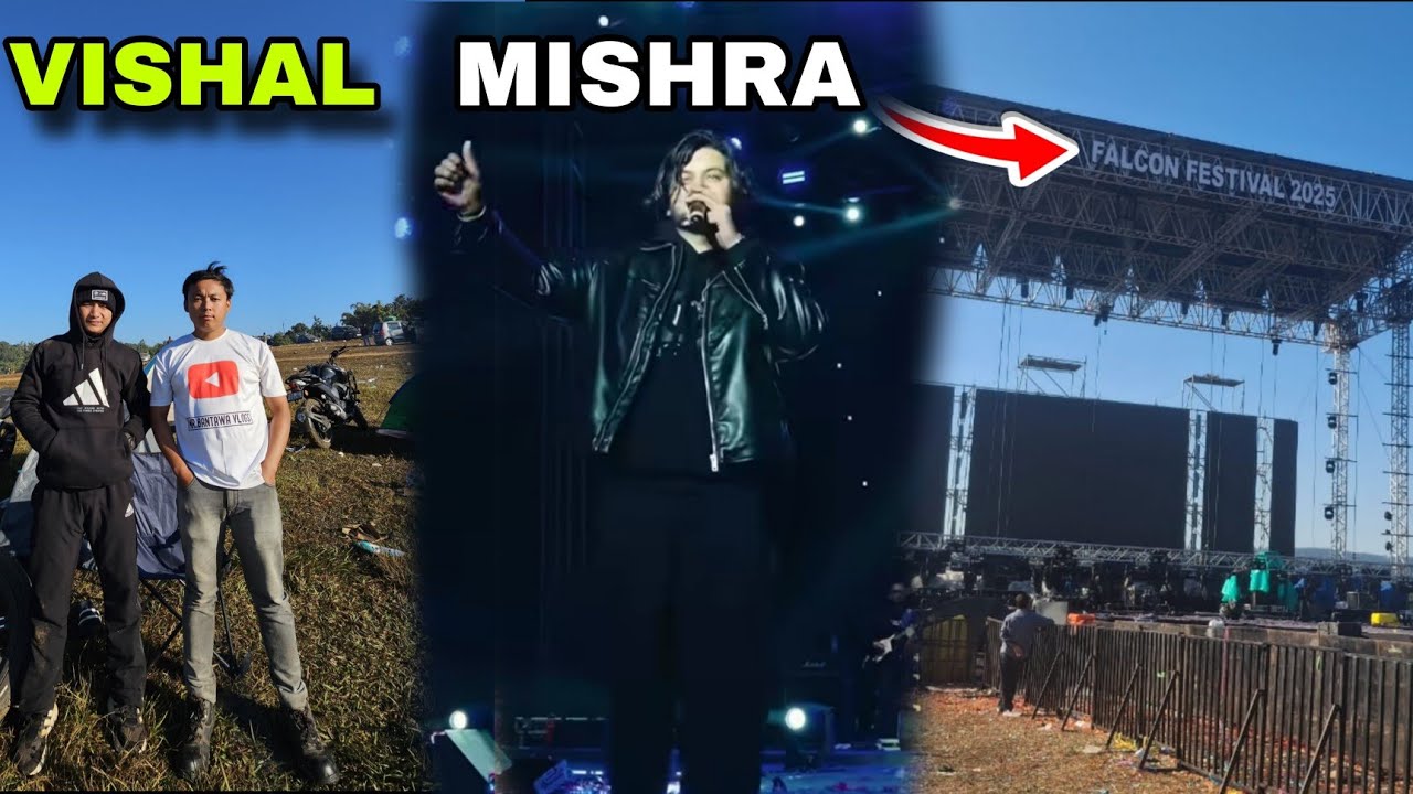Falcon Festival 2025 ll VISHAL MISHRA🎤 ll@NICHHAVLOGS 
