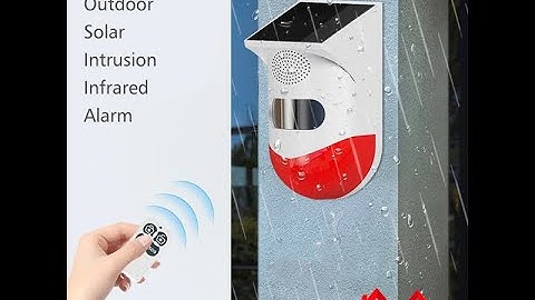 Cảm Biến Báo Động Chuyển Động Năng Lượng Mặt Trời Solar CT80