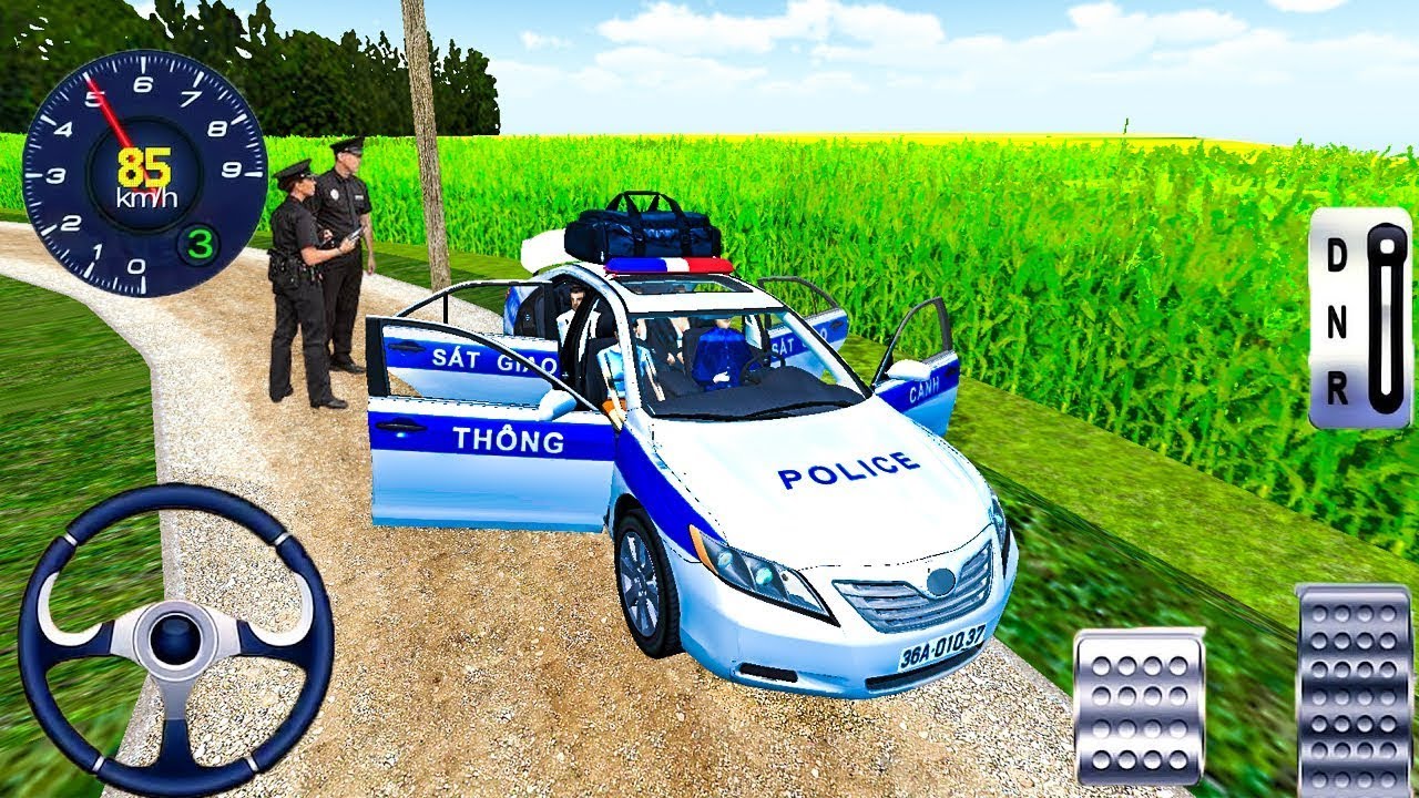 trò chơi mô tô Car Simulator Vietnam 2025 - police car Cars Toyota Vios City Drive - Android GamePlay