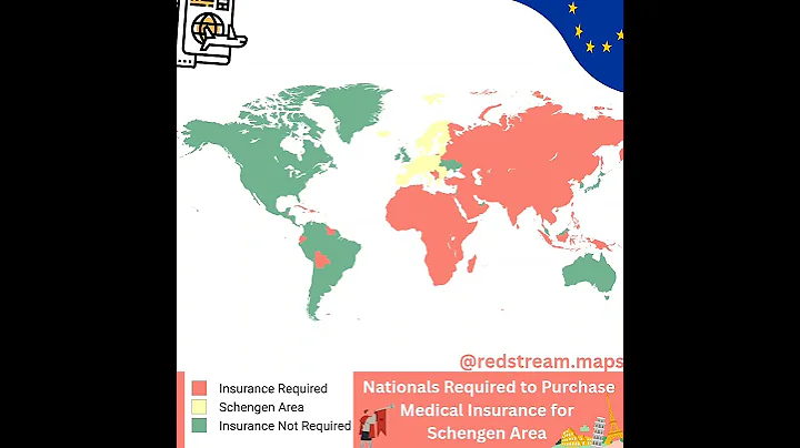 Medical Insurance Requirement for Schengen Visa! #map #europe #visa #schengen #youtubeshorts