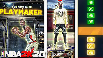 HOW TO MAKE A PLAYMAKER IN NBA 2K20! THE BEST PURE PLAYMAKER BUILD IN NBA2K20!