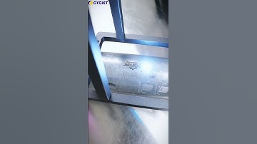 How to Mark Special Logo on Steel Pipe by CYCJET Portable Handheld Laser Engraving Machine