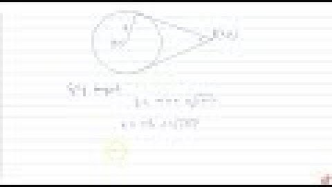 Two perpendicular tangents to the circle `x^2 + y^2= a^2` meet at P. Then the locus of P has th...