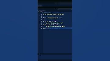 ⏰ Python Greets You Based on Time | Smart Code in 30 Seconds! 💻 #Shorts
