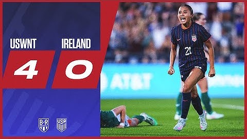 USWNT beat Ireland in style | USWNT 4-0 Ireland | Official Game Highlights