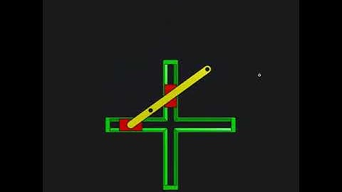Scotch Yoke Mechanism | Double Slider Chain | Inversion#2