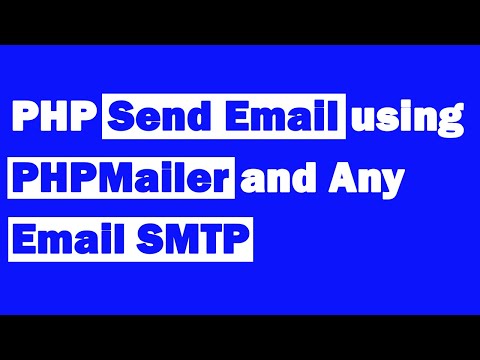 PHP Send Email using PHPMailer and Any Email SMTP | Works with Localhost and Server