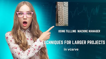 Using Tilling machine manager : Techniques for Larger Projects