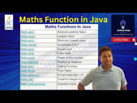 Java Math Function In Hindi You