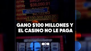 GANÓ $100 MILLONES y EL CASINO NO LE PAGA - Telefe Noticias