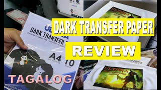 ULTIMA Dark Transfer Paper REVIEW