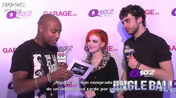 Paramore Backstage At Q102