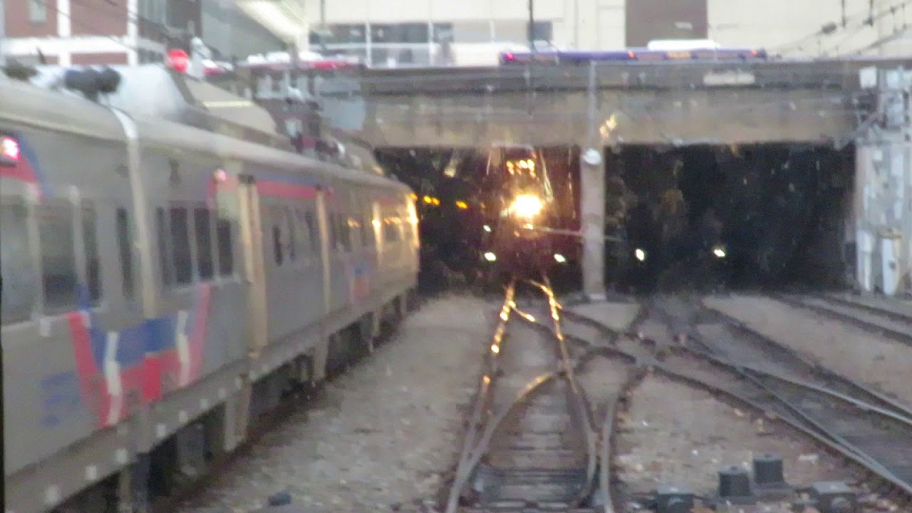Entering SEPTA Suburban Station Tunnel