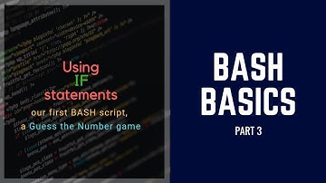 Linux Bash Scripting Basics - Part 3, IF statements