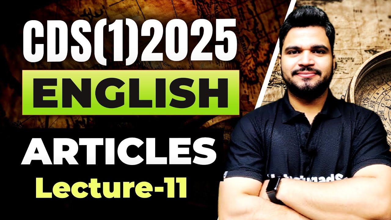 CDS(1)2025 English | Complete English For CDS 1 2025 Exam | Strategy To ...