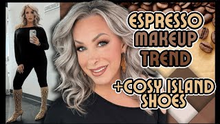 Espresso Eyeshadow Trend For Mature Skin!! Feat. Cosy Island Shoes | Makeup Tutorial 50+