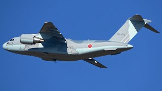 川崎重工 航空自衛隊 C-2 輸送機 18-1213 試験飛行離陸 2020/12/23 岐阜基地/岐阜飛行場 JASDF Gifu A.B.